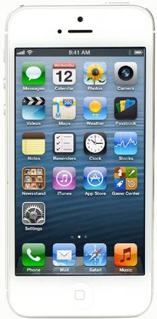 Смартфон Apple iPhone 5 64Gb White & Silver - Кореновск